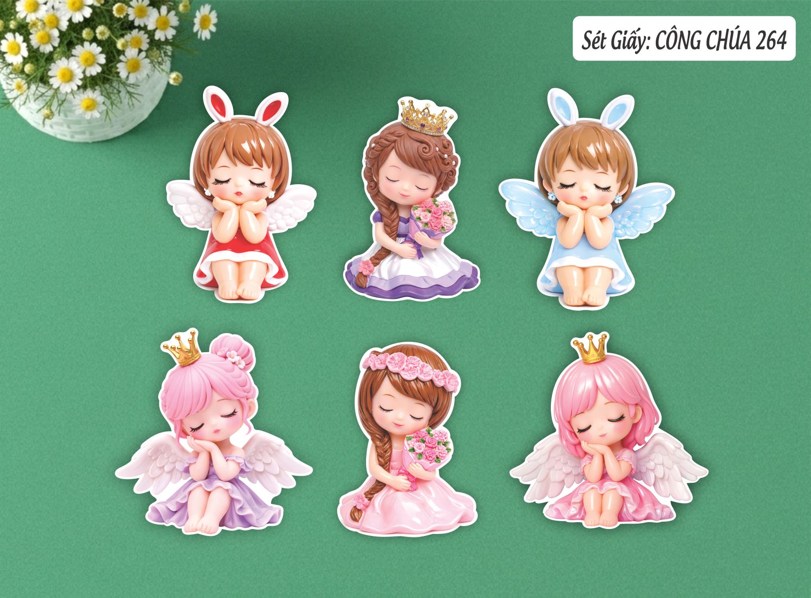 SET CẮM GIẤY CÔNG CHÚA 264