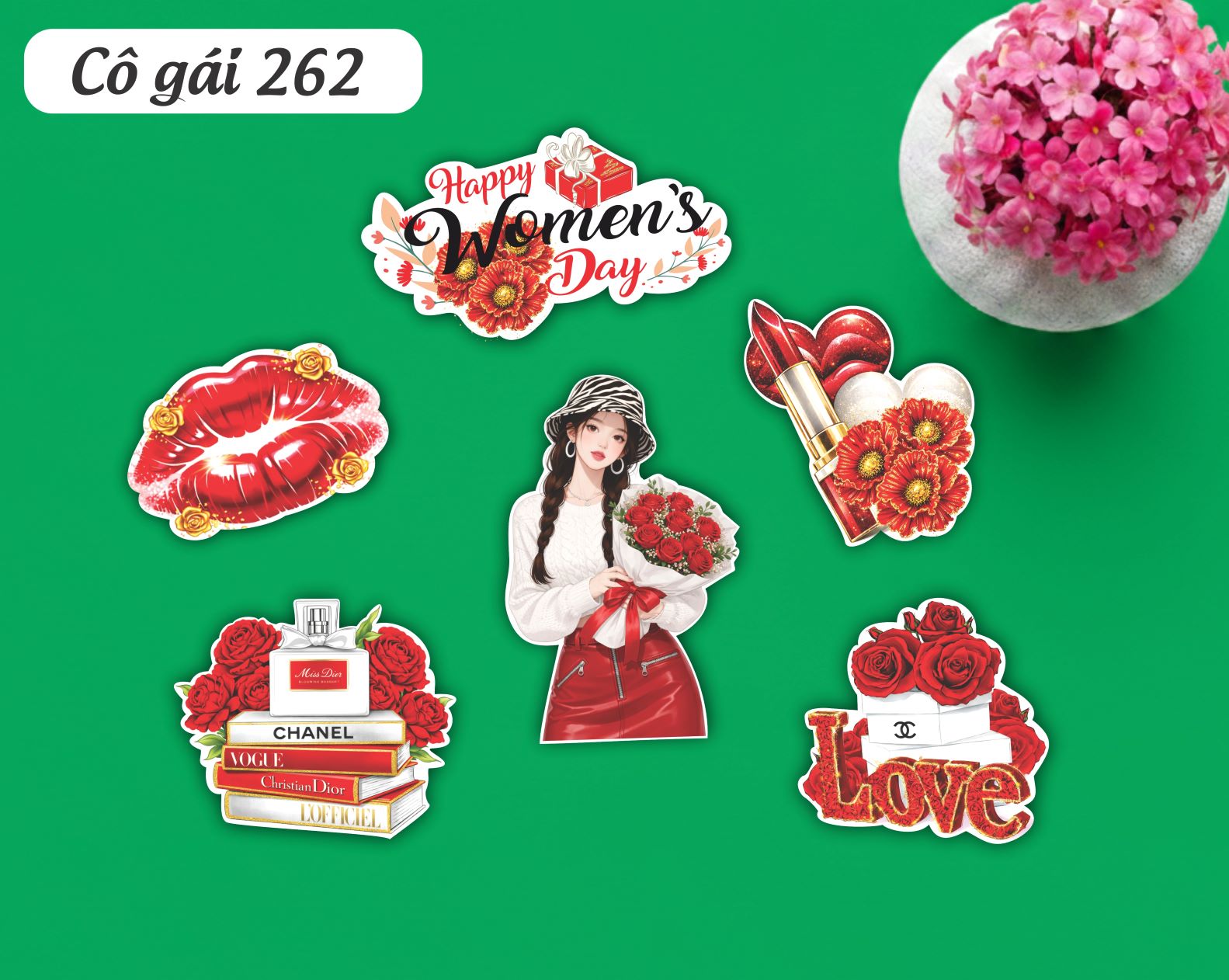 SÉT CẮM GIẤY CÔ GÁI 262