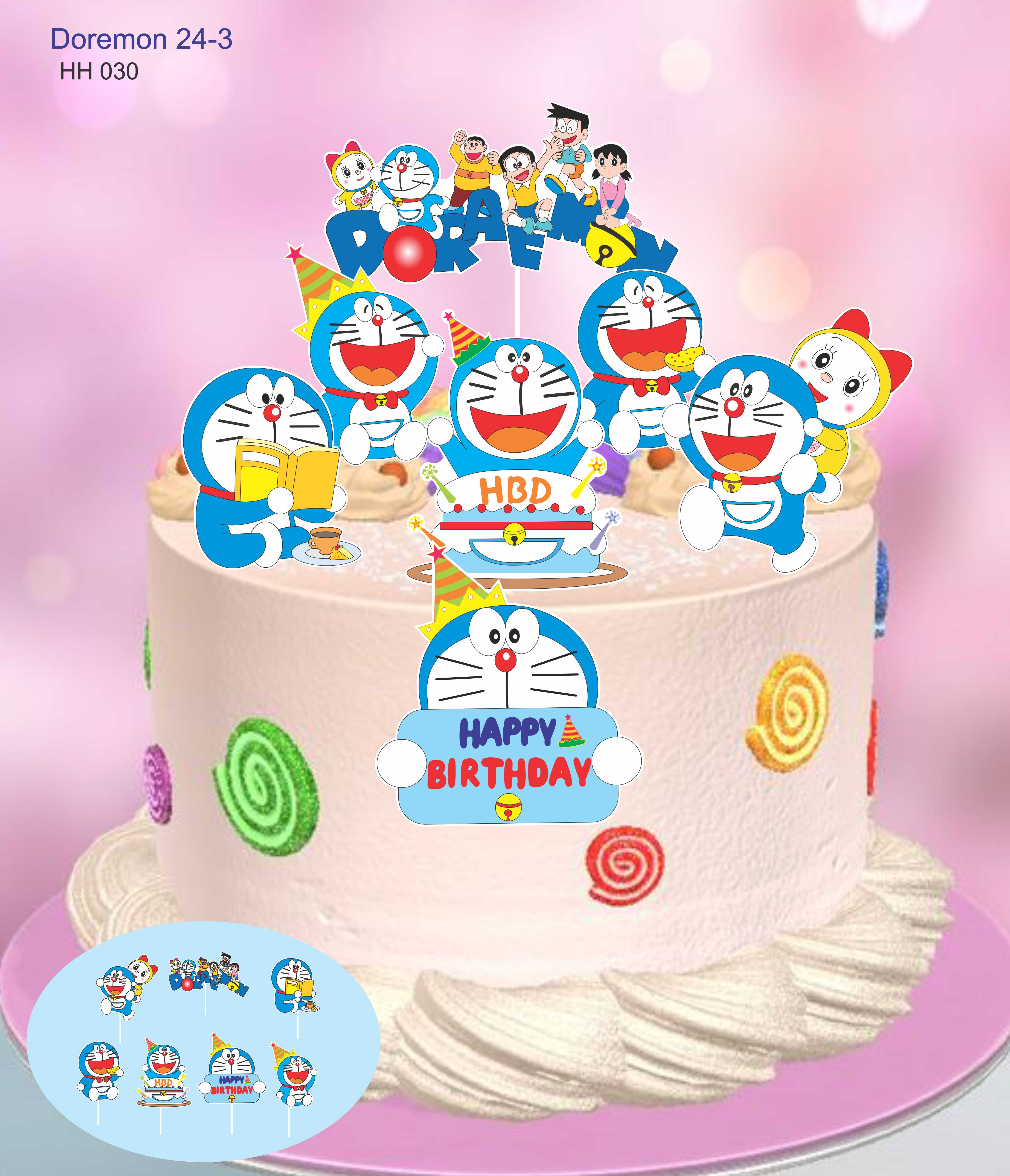 SET CẮM GIẤY DORAEMON 243