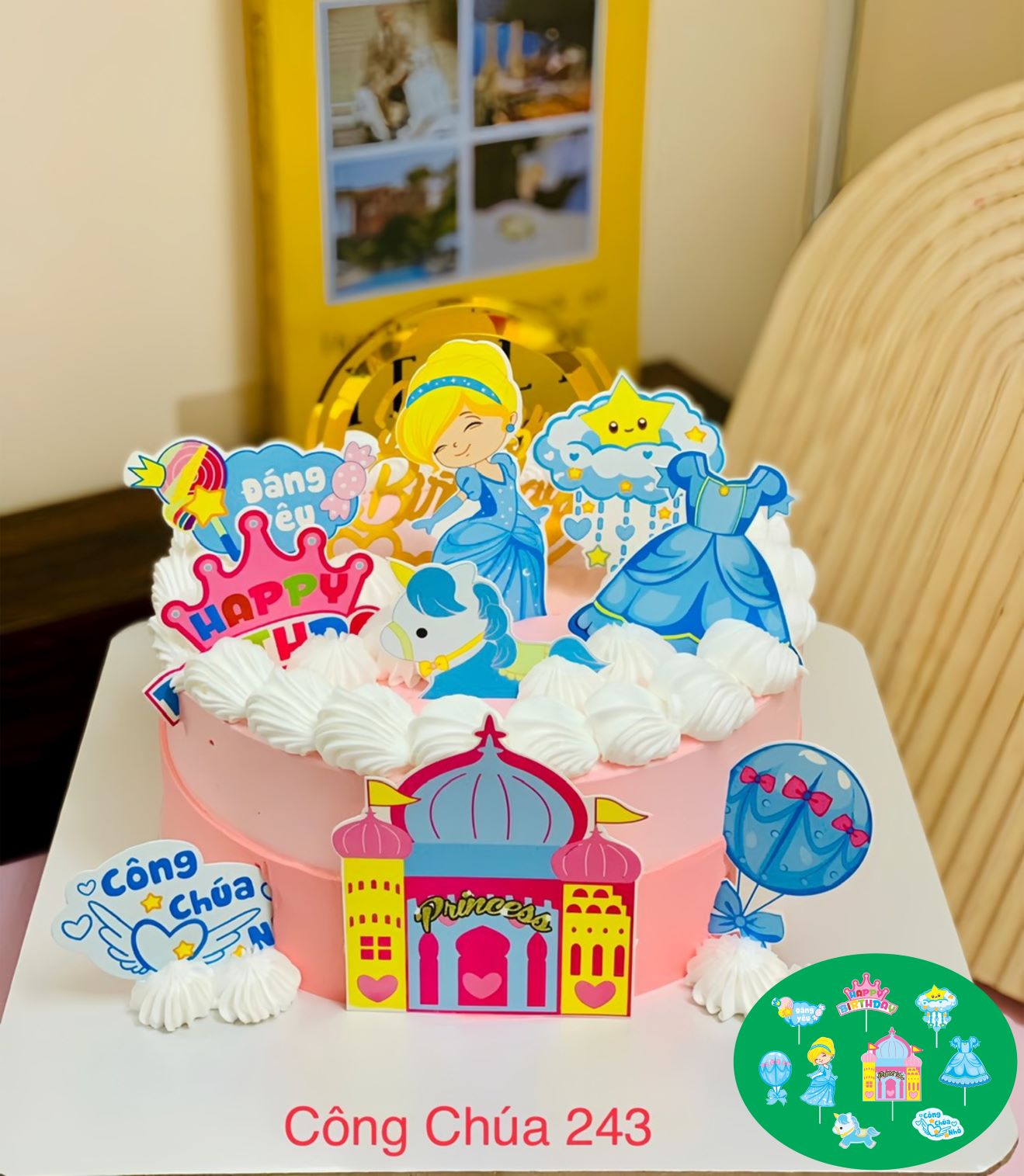 SET CẮM GIẤY CÔNG CHÚA 243