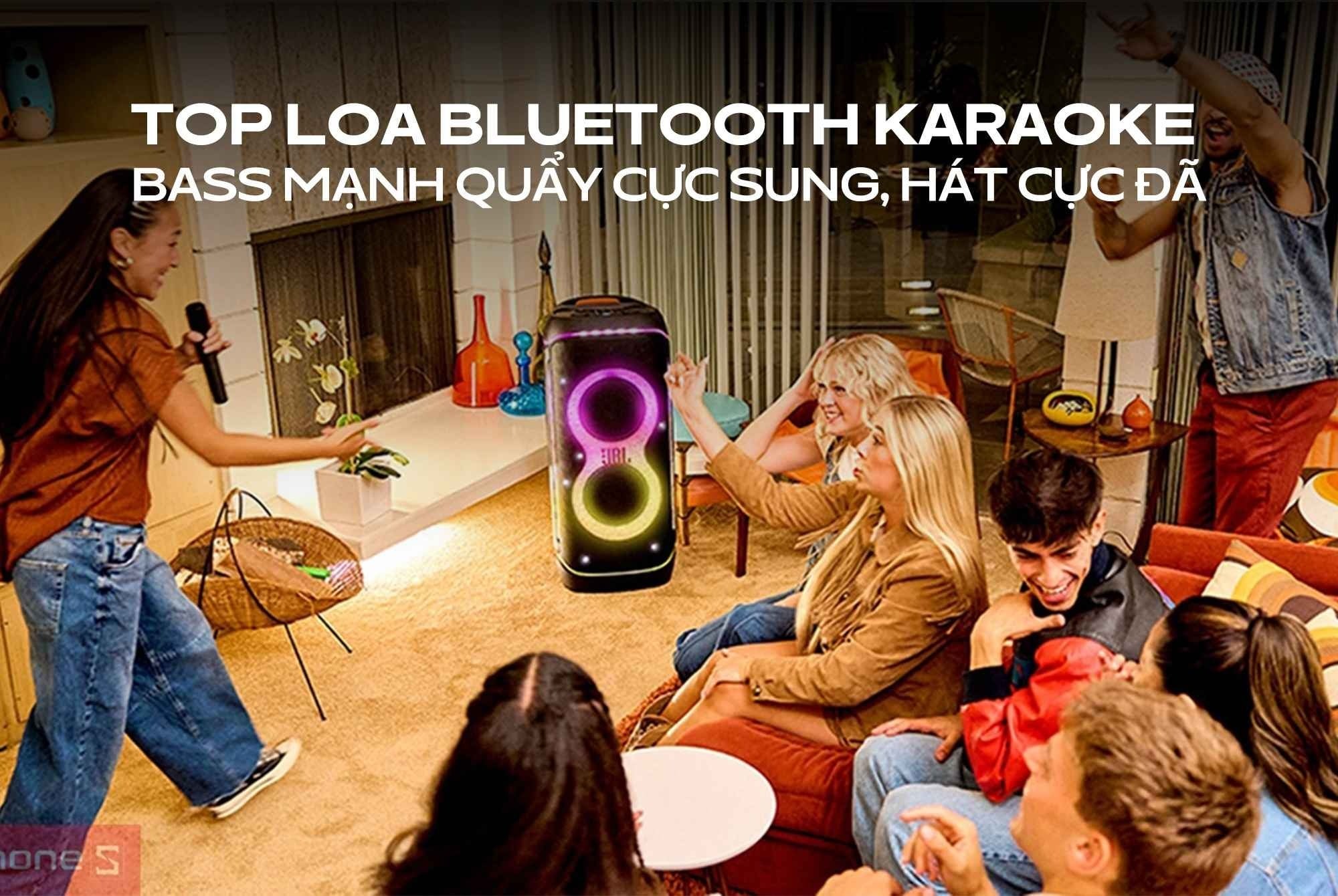 Top loa bluetooth karaoke bass mạnh quẩy cực sung, hát cực đã