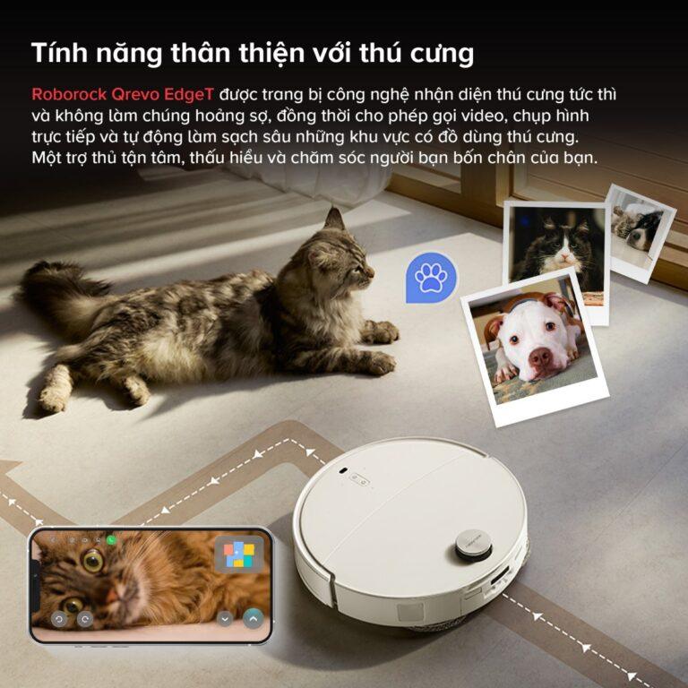 Robot hút bụi Roborock Qrevo Edge T