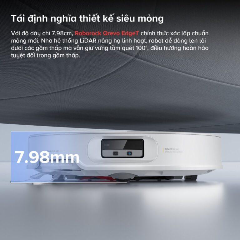 Robot hút bụi Roborock Qrevo Edge T
