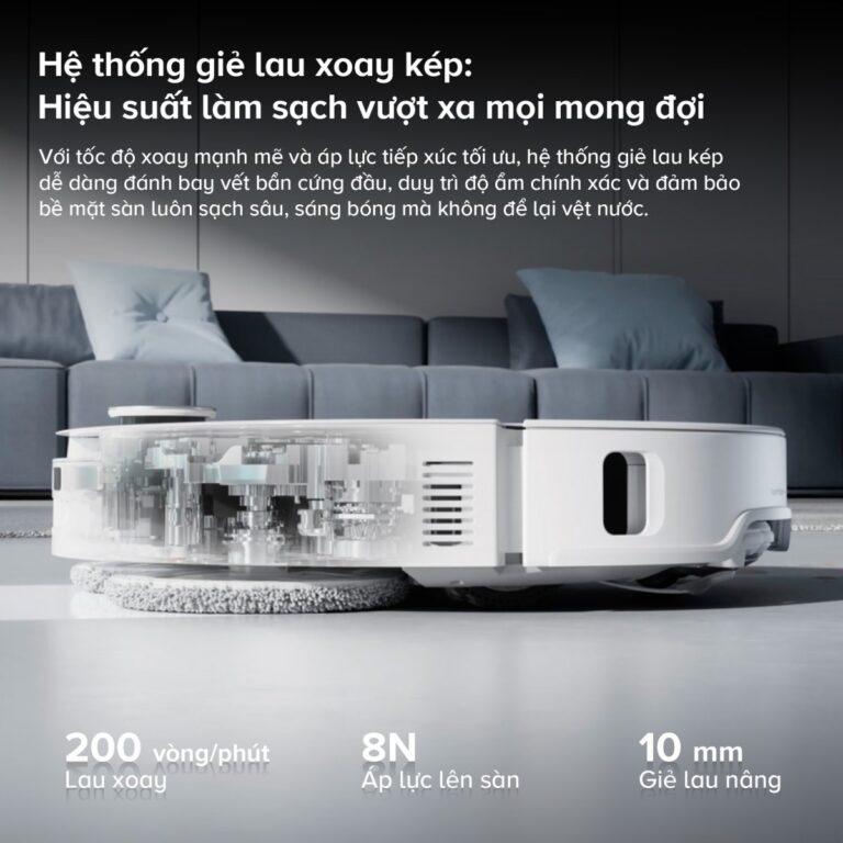 Robot hút bụi Roborock Qrevo Edge T