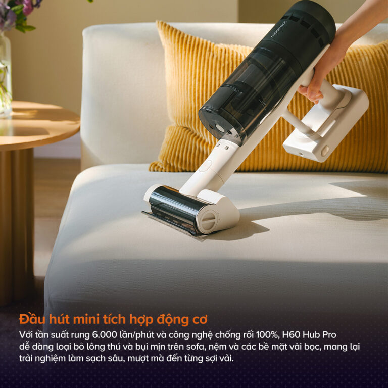 Máy hút bụi cầm tay không dây Roborock H60 Hub Pro