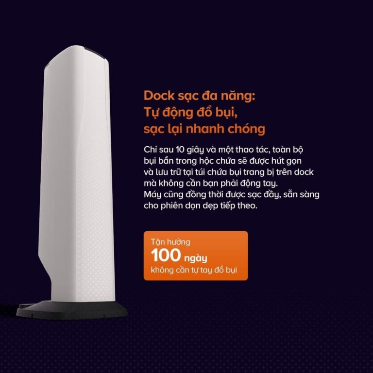 Máy hút bụi cầm tay không dây Roborock H60 Hub Ultra