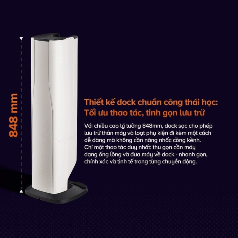 Máy hút bụi cầm tay không dây Roborock H60 Hub Ultra