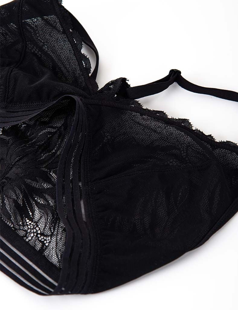 Áo bralette ren không gọng không mút