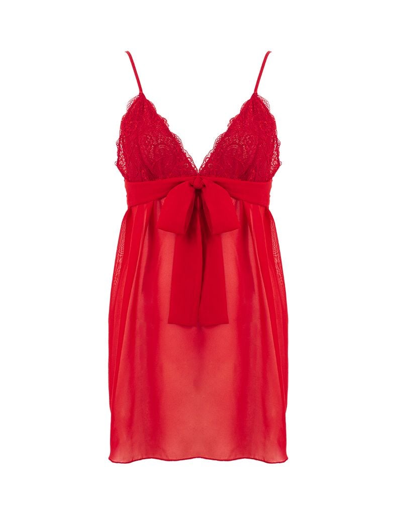 Đầm ngủ nữ babydoll đỏ Season of love