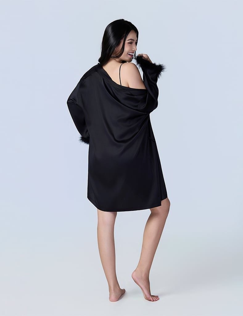 Đầm ngủ nữ babydoll đen Season of love