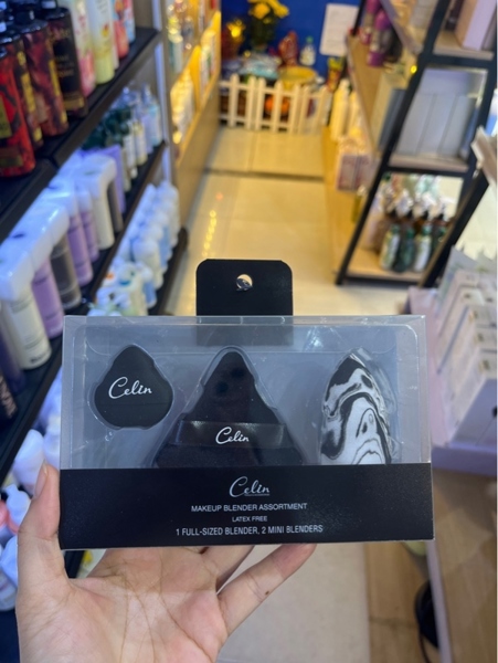 Sét 3 bông mút celin hộp đen