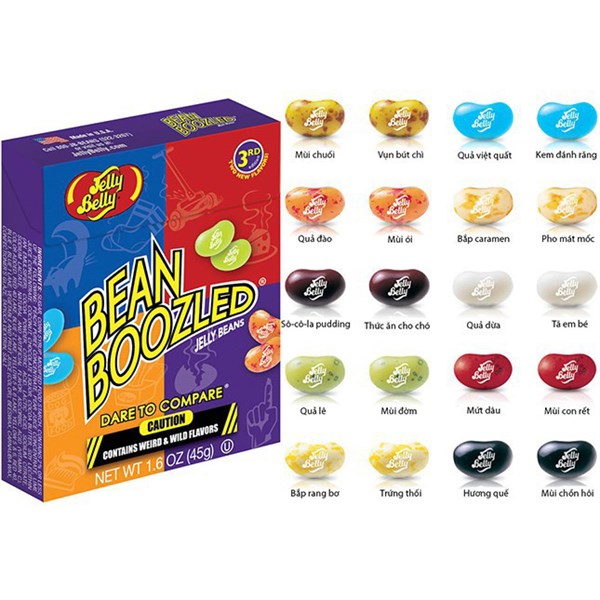 Kẹo thối Bean Boozled Hộp 45g ver 6th MỸ