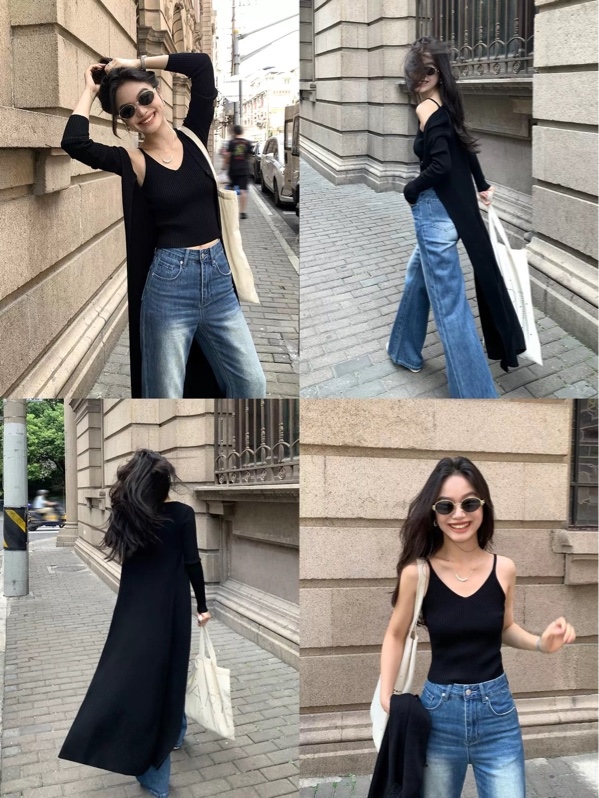 Áo khoác nữ, áo choàng, áo cardigan cổ V dáng dài hàng săn sale cao cấp shop pusumede taobao chính hãng mp48 kèm bill