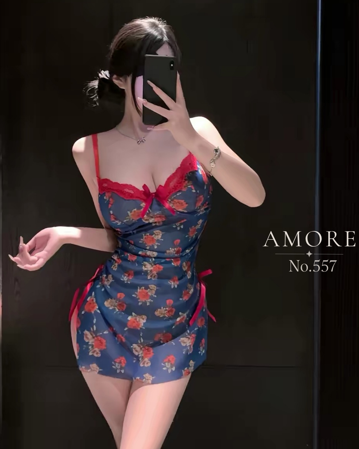 V557 VÁY PHỐI REN HỌA TIẾT HOA NHÍ