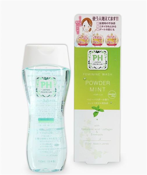 Dung dịch vệ sinh PH Japan Premium femine wash 150ml #powder mint Nhật Bản