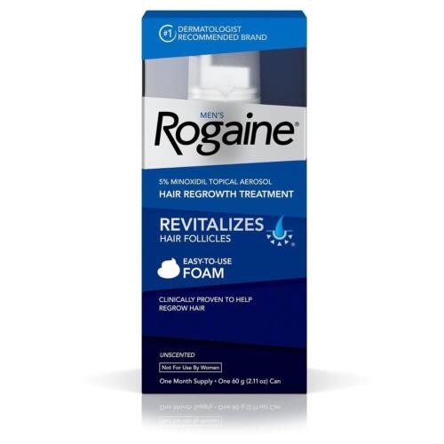 Dung dịch mọc tóc Rogaine FOAM NAM - NGUYÊN HỘP 1 CHAI