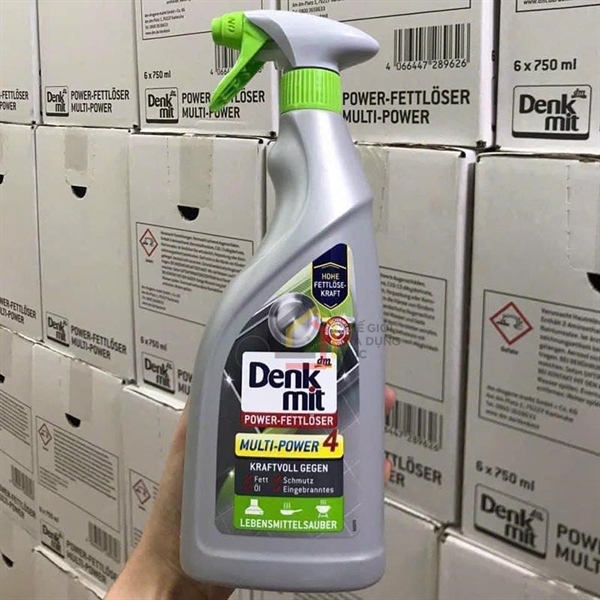 Xịt vệ sinh bếp từ Denkmit đa năng 4in1 750ml - loại bỏ dầu mỡ, cặn bẩn và vết bám cứng đầu mp02