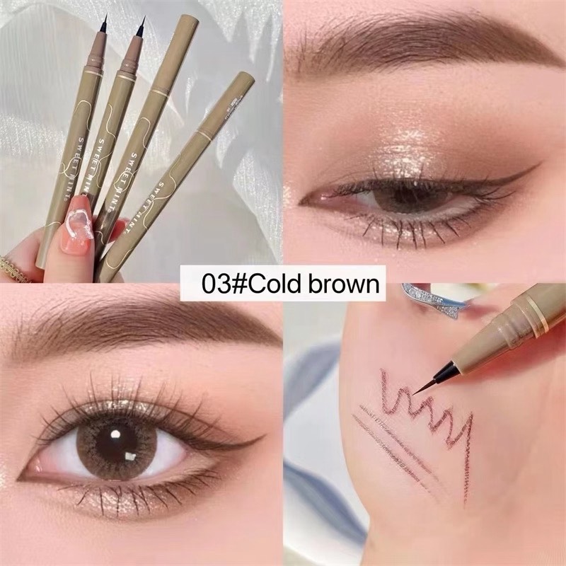 SWEET MINT Bút kẻ mắt Chống thấm nước lâu trôi bền màu 0.01mm Dễ sử dụng