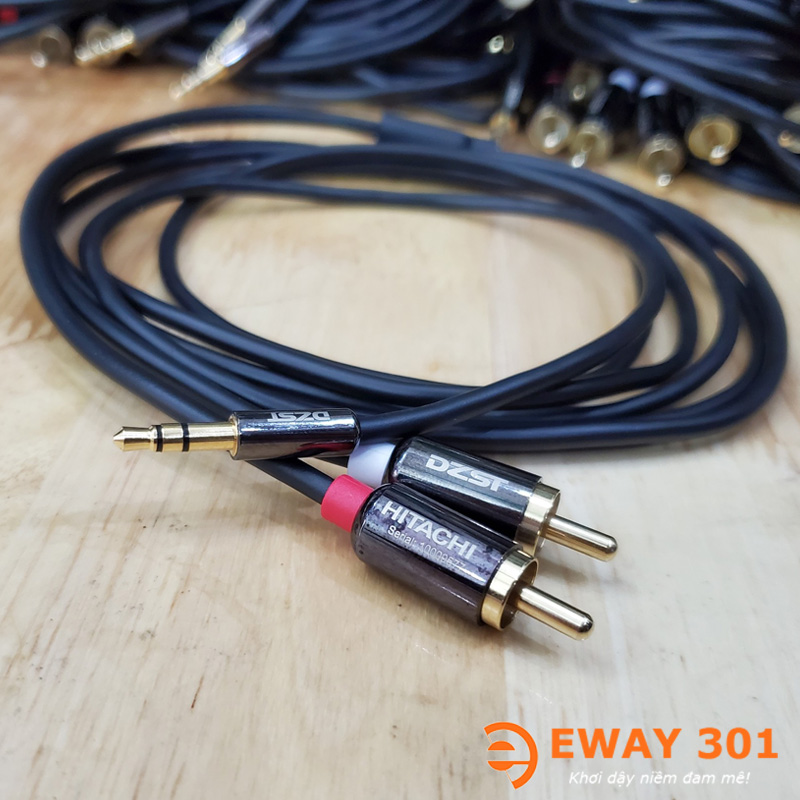 Dây 3.5 ra AV Hitachi DZST Bãi Nhật Xịn - Dài 2m