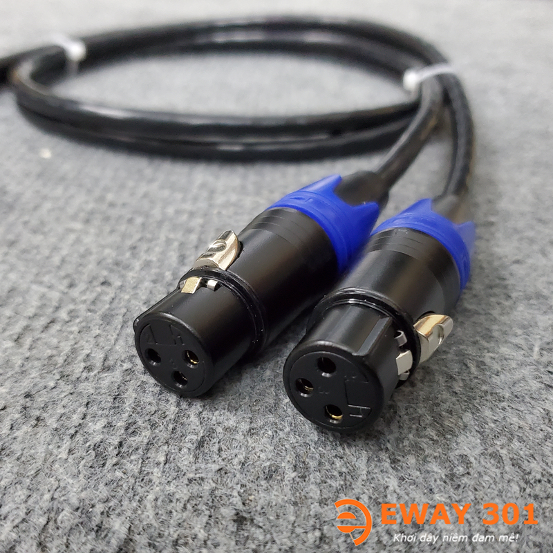 Bộ Dây Canon Đực Cái Hitachi Bãi Nhật - Dài 1m