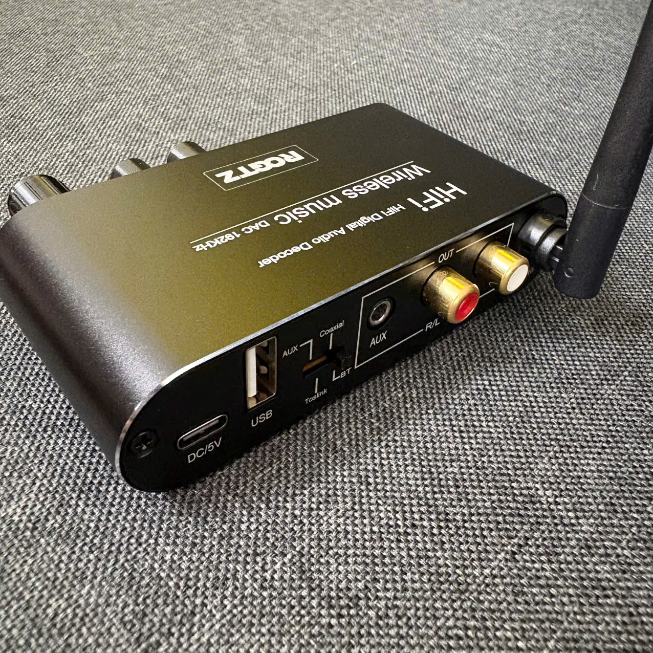 Đầu Giải Mã DAC ROGTZ R09.Eco, Có Bluetooth, Optical, Chỉnh Bass Treble