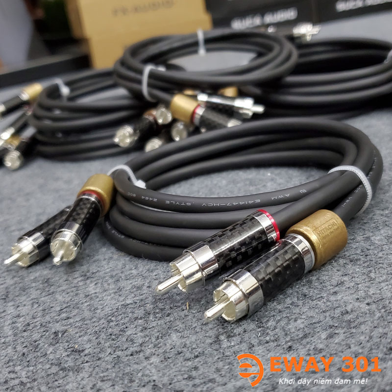 Bộ Dây Av Hitachi Jack Cacbon Mạ Rhodium