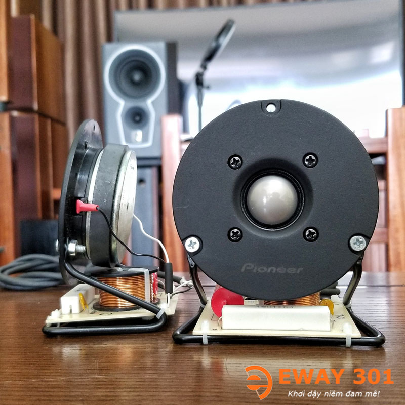 Cặp Loa Treble Pioneer P08S Hàng Bãi Nhật Tích Hợp Phân Tần