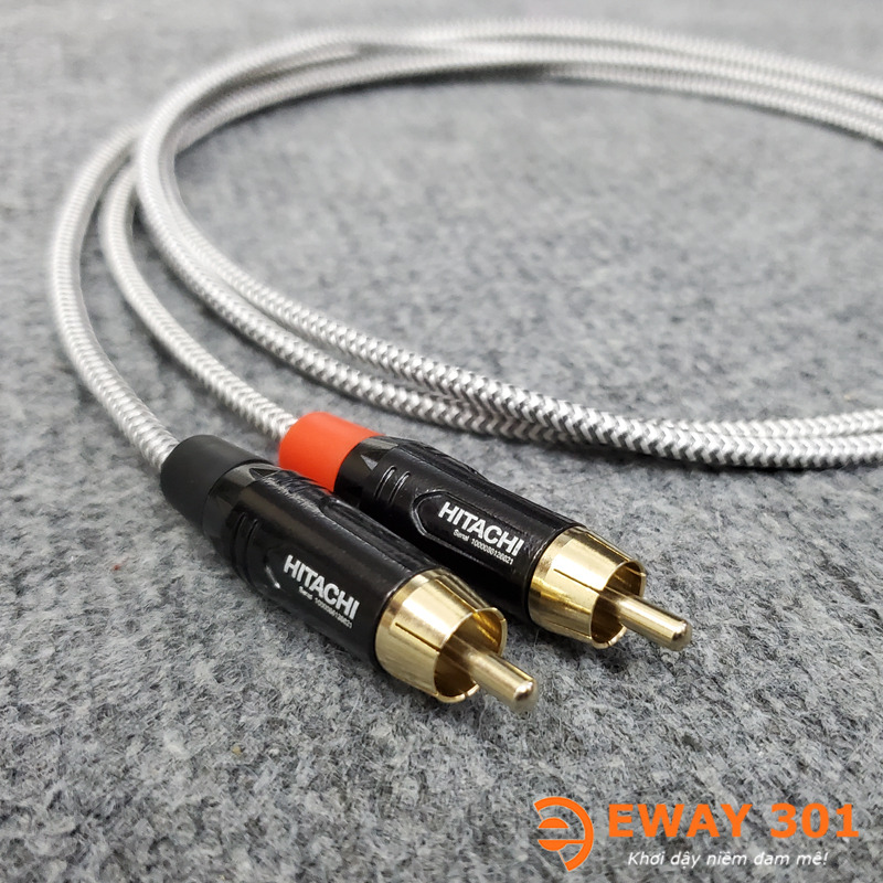 Bộ Dây AV (RCA) Bản Dây Phòng Thu - Dài 1m