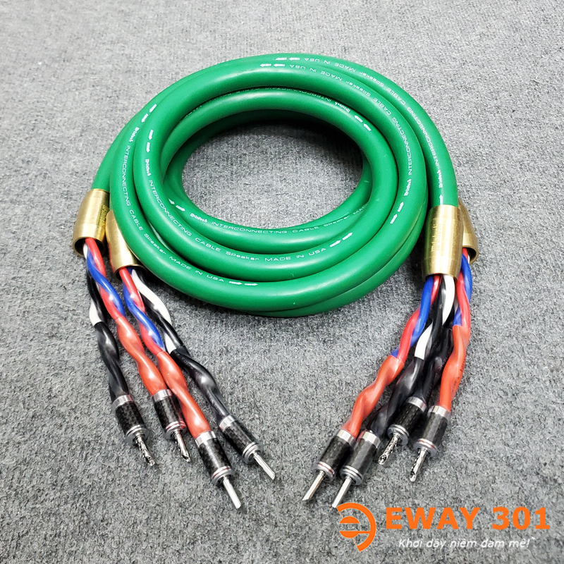Bộ Dây Loa Mcintosh Full Jack Bắp Chuối Carbon Chặn Đồng - Dài 2,5m