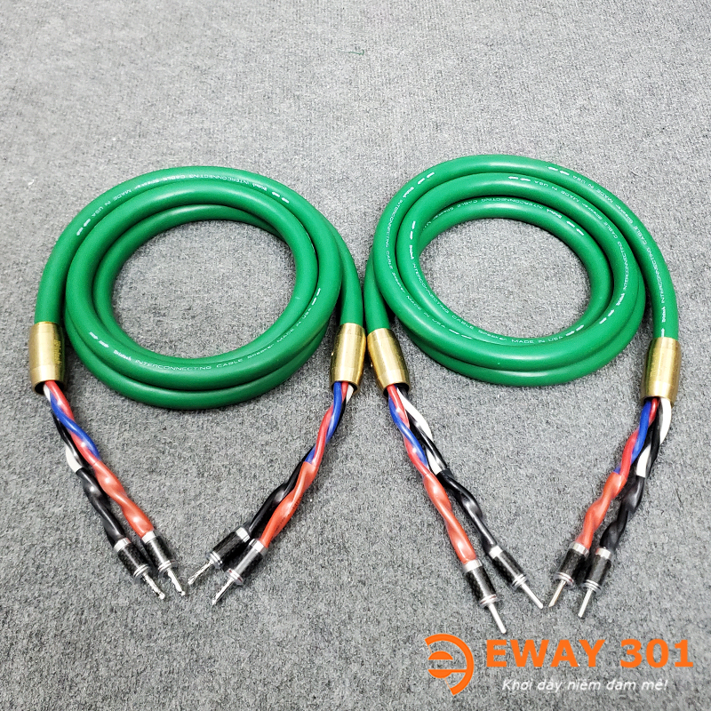 Bộ Dây Loa Mcintosh Full Jack Bắp Chuối Carbon Chặn Đồng - Dài 2m