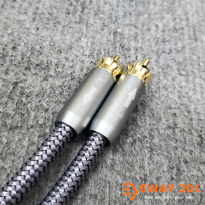 Bộ Dây AV (RCA) Chính Hãng Jnet Chống Nhiễu 1 Chiều - Dài 1m