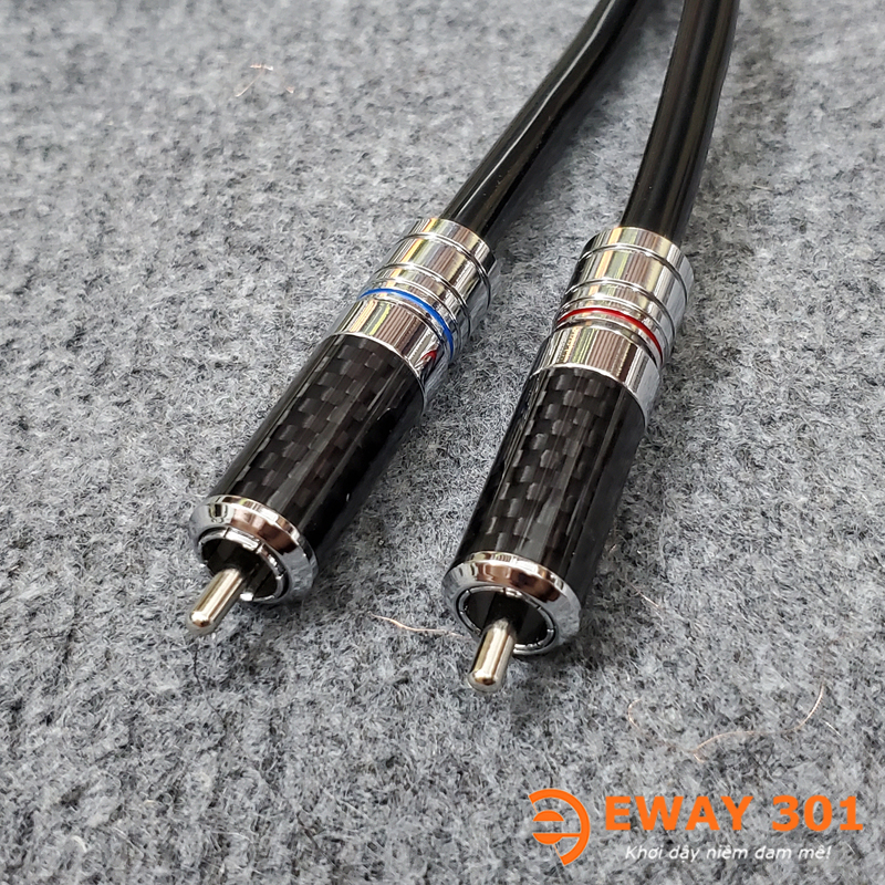Dây Jack Canon Cái ra 2 AV/RCA WBT 888 - Dây Tín Hiệu Dùng Cho Loa SUB Điện