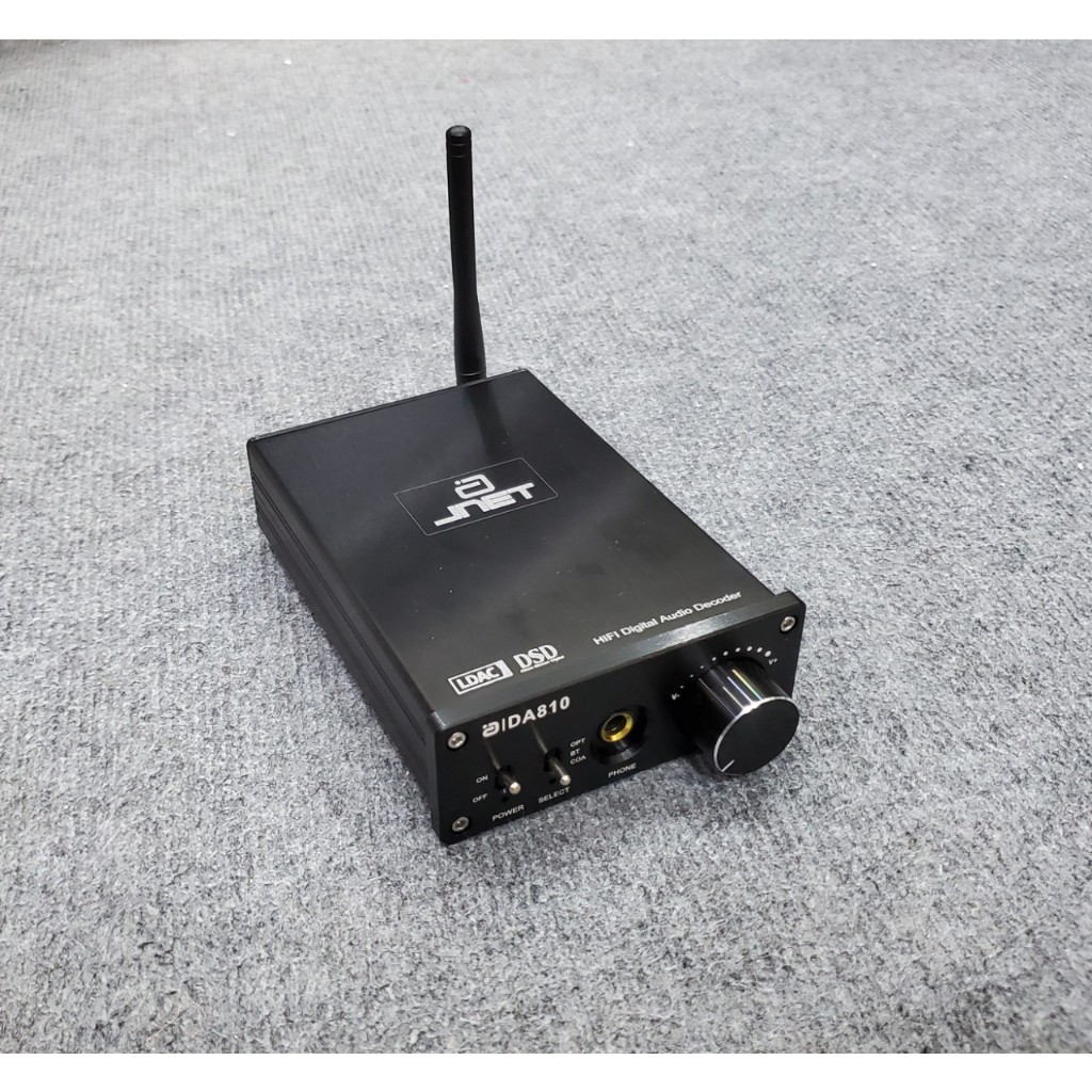 DAC Giải Mã Âm Thanh 32bit Chính Hãng JNet DA810 Tích Hợp LDAC DSD Có Bluetooth - Tặng Dây Quang Bãi