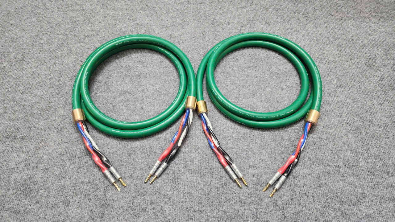 Bộ Dây Loa Mcintosh 2.5m Full Chặn Đồng Jack Bắp Chuối Furutech Cao Cấp