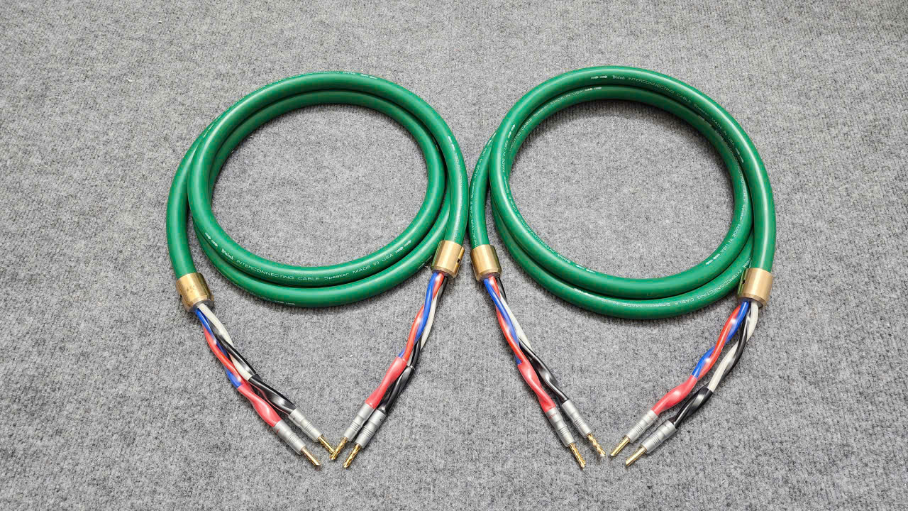 Bộ Dây Loa Mcintosh 2.5m Full Chặn Đồng Jack Bắp Chuối Furutech Cao Cấp