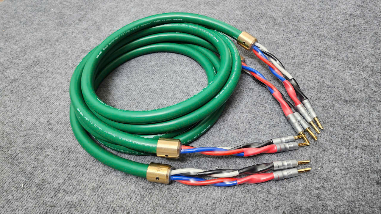 Bộ Dây Loa Mcintosh 2.5m Full Chặn Đồng Jack Bắp Chuối Furutech Cao Cấp