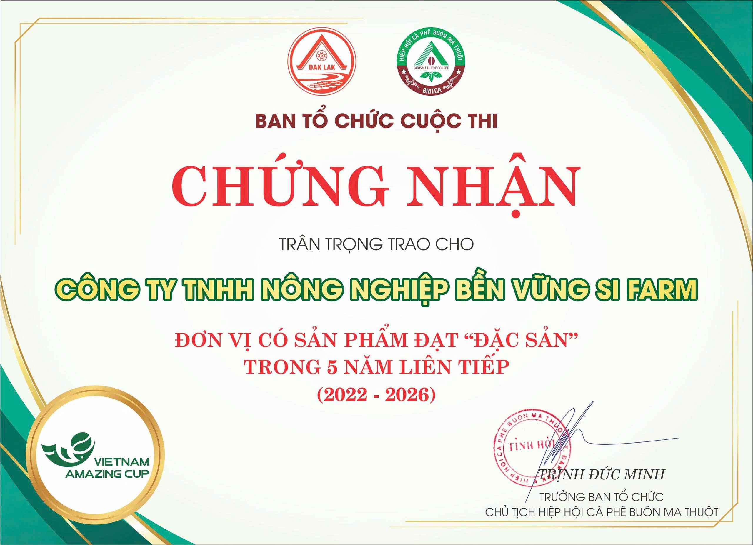 Chứng nhận & Thành tích