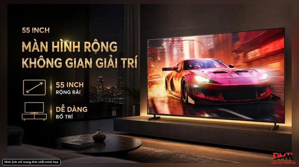 Sony K-55XR33VM2 phù hợp phòng khách bao nhiêu mét vuông?