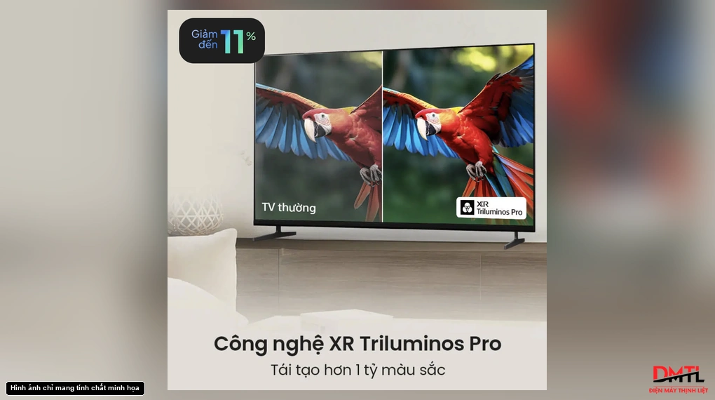 Sony K-55XR33VM2 phù hợp phòng khách bao nhiêu mét vuông?