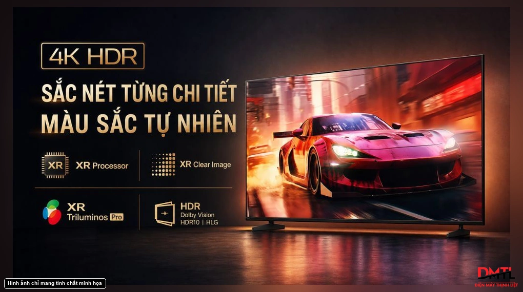 Sony K-55XR33VM2 phù hợp phòng khách bao nhiêu mét vuông?