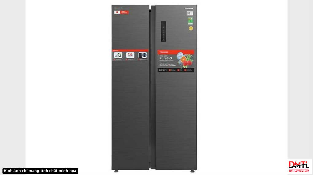 Tủ lạnh side by side Toshiba 555 lít hợp gia đình đông người thế nào?