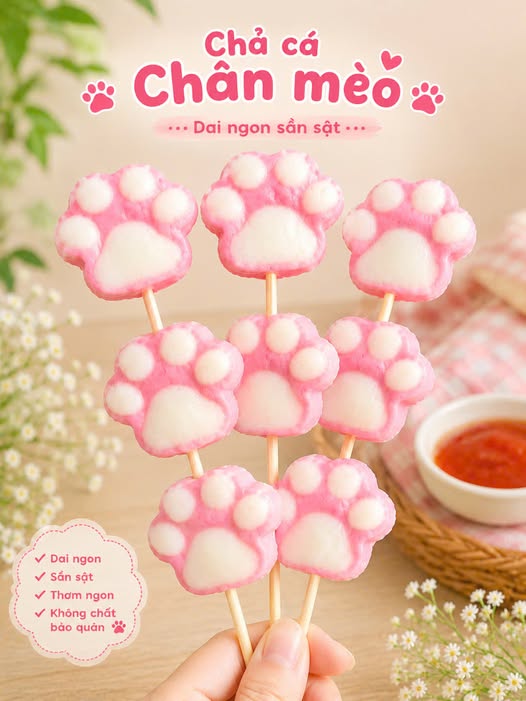 Chân mèo surimi Phú Mark (450g / Gói)
