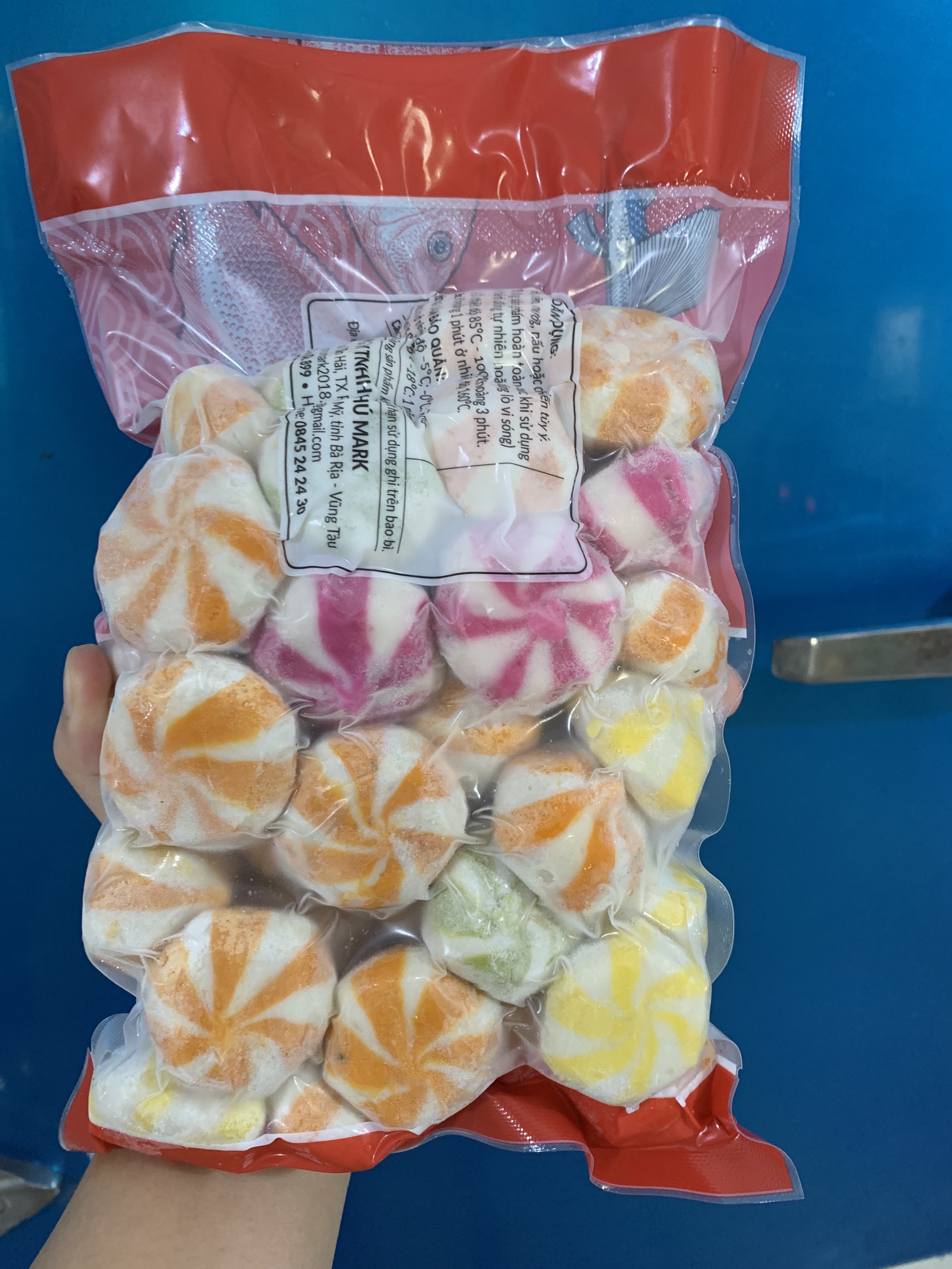 Bánh bao 4 mùa Phú Mark (450g / Gói) - 4 Màu