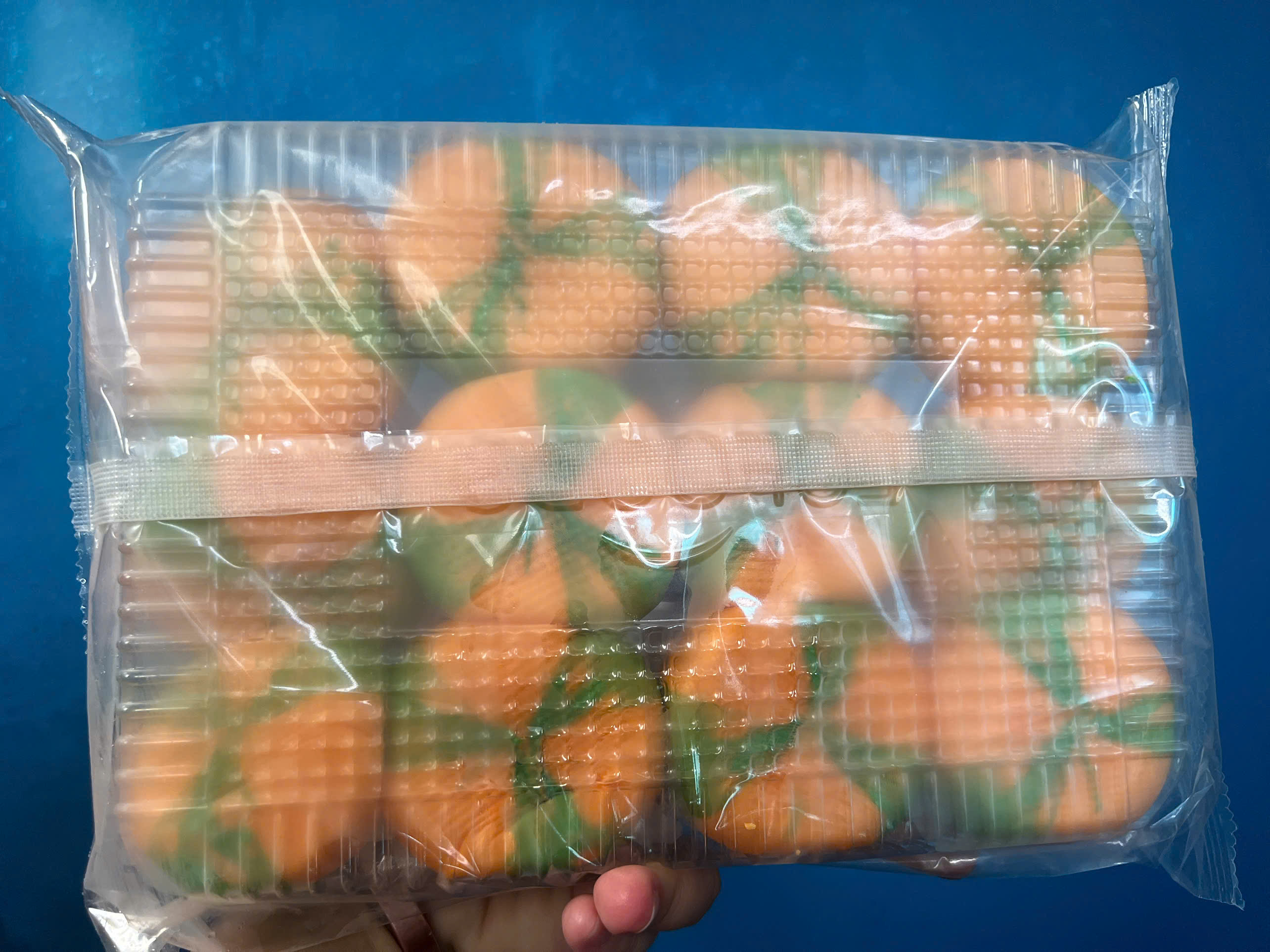 Bánh bao bí đỏ nhân ngọt (12c / 300g / Gói)