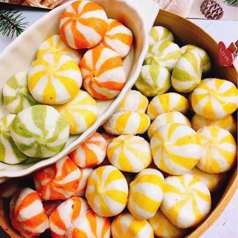 Bánh bao 4 mùa Phú Mark (450g / Gói) - 4 Màu