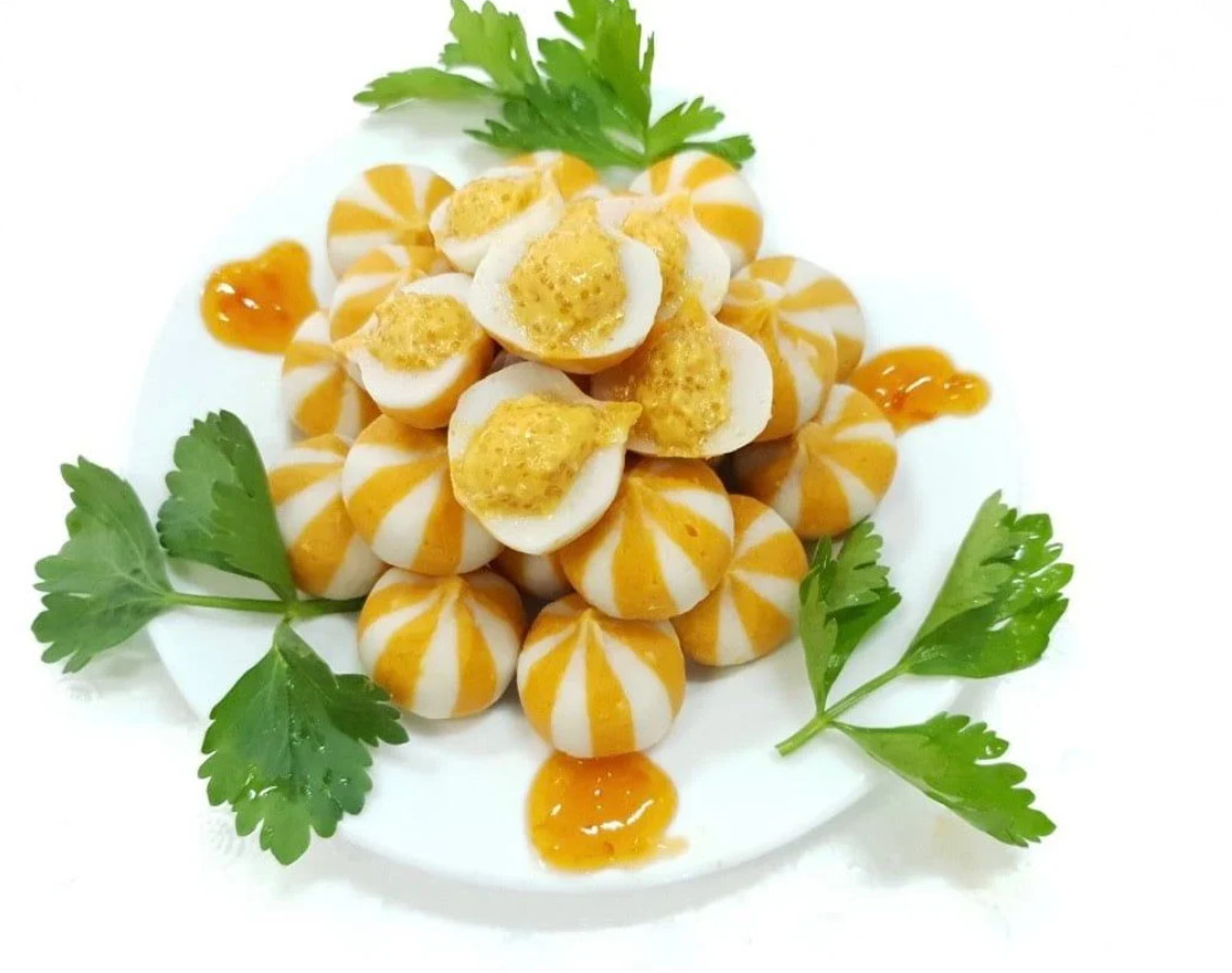 Bánh bao trứng cá Phú Mark (450g) - Viên cam