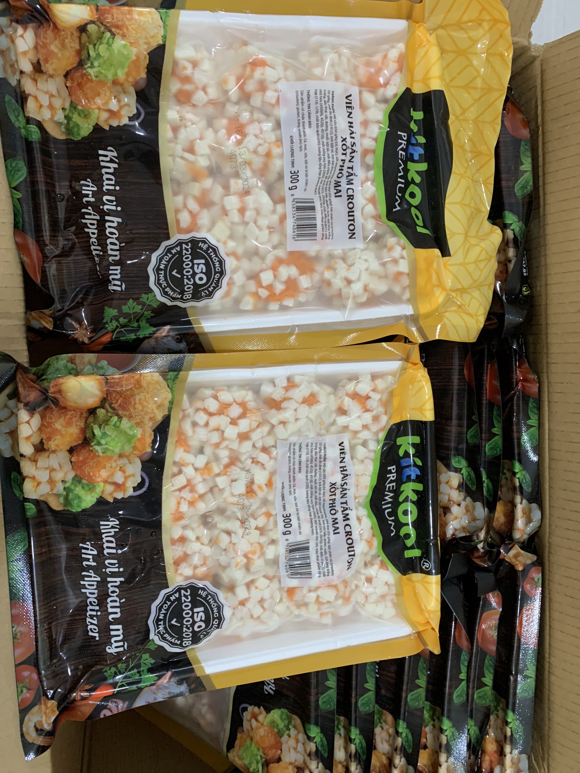 Bánh mì Crouton xốt Mayonnaise KK (300g / Gói)