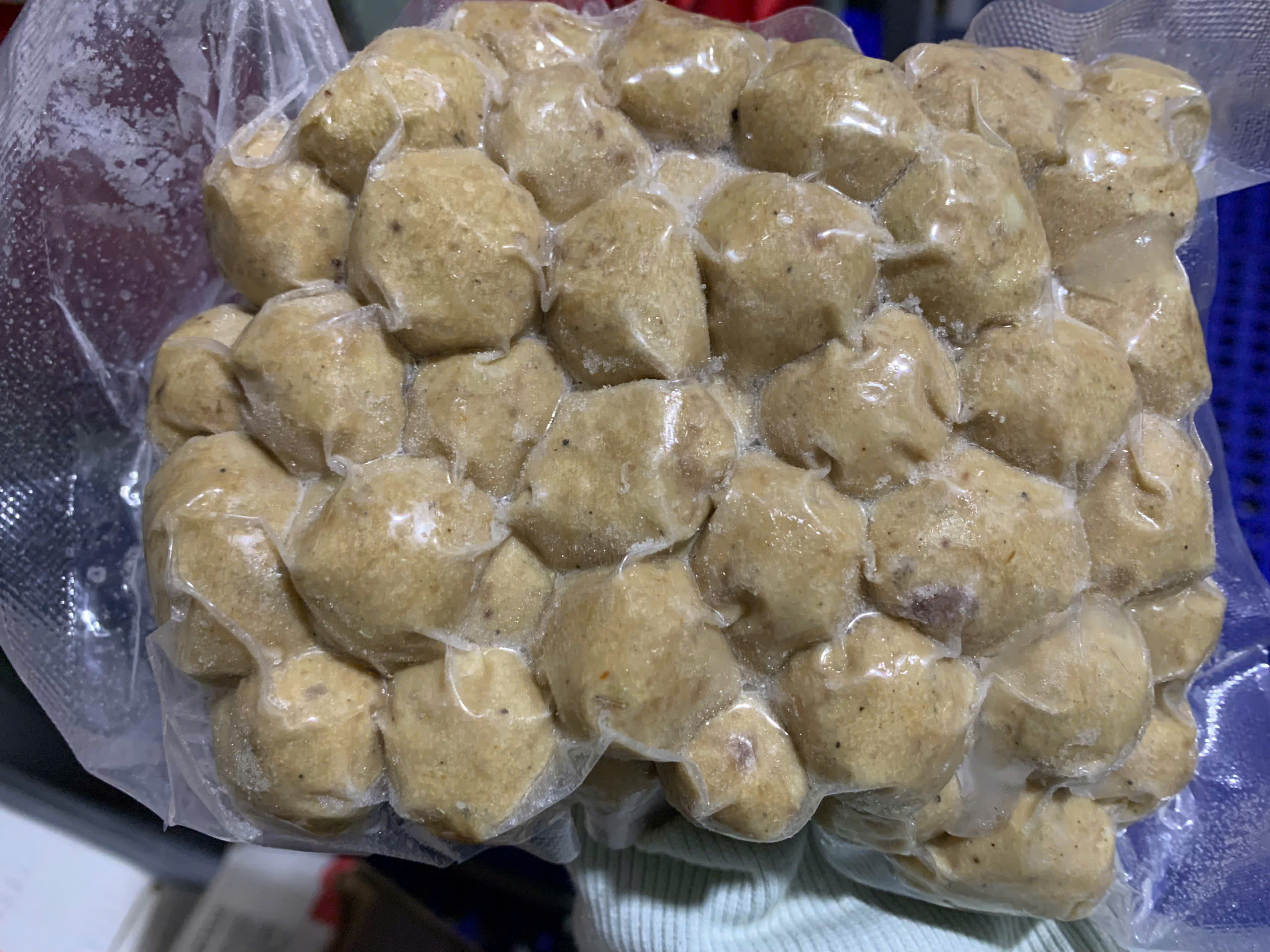 Bò viên bi có gân TL (80v / 500g / Gói)
