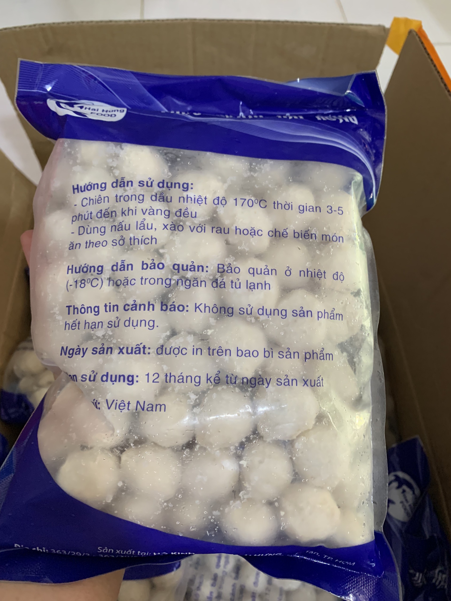 Cá viên Hải Hưng (500g / Gói)