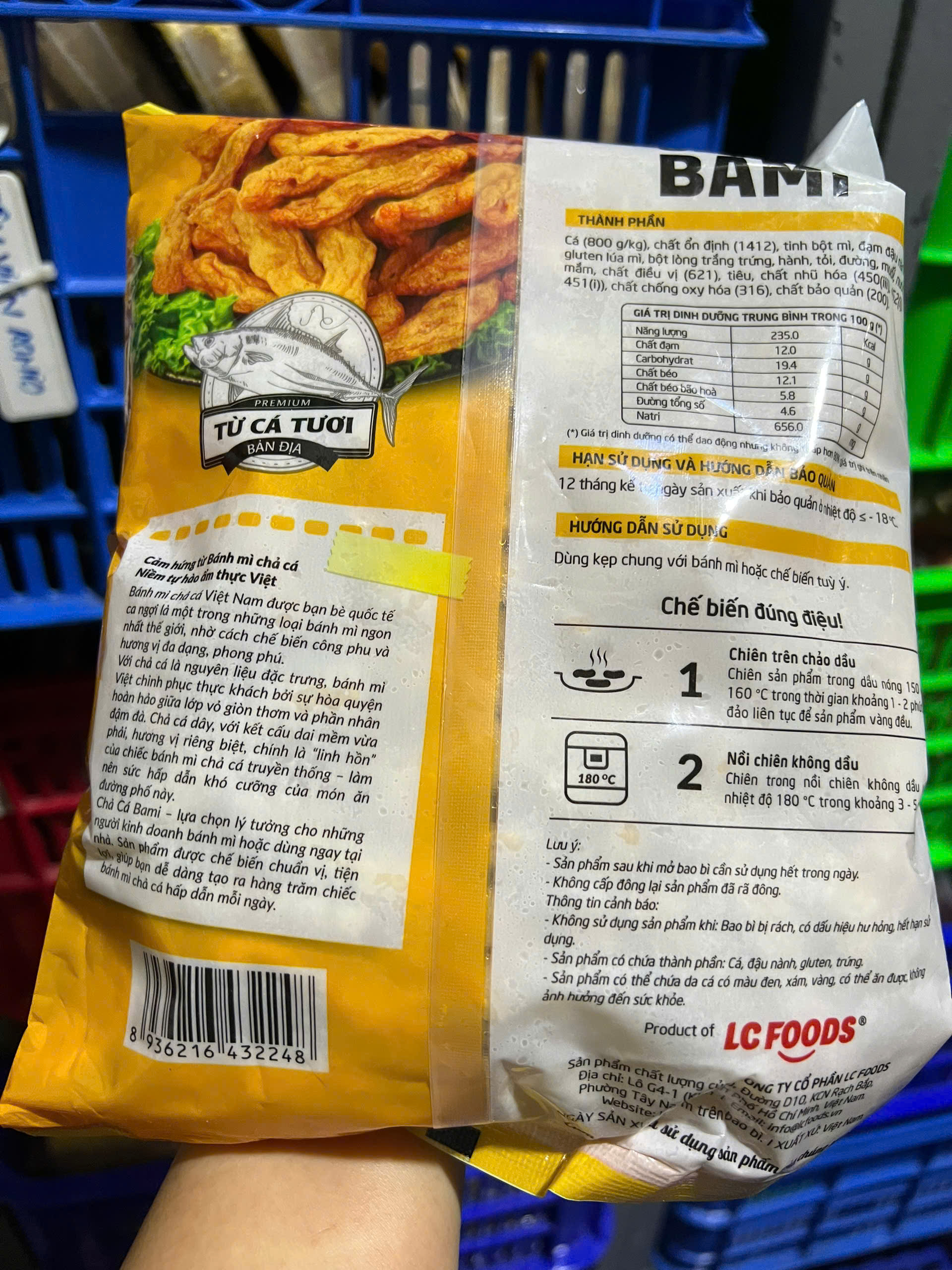 Chả cá sợi BAMI LC (500g / Gói)